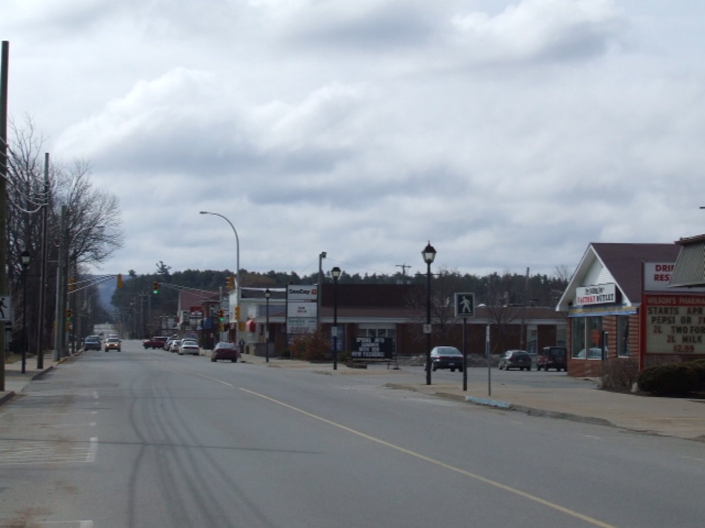 Commercial Street in Berwick Nova Scotia
