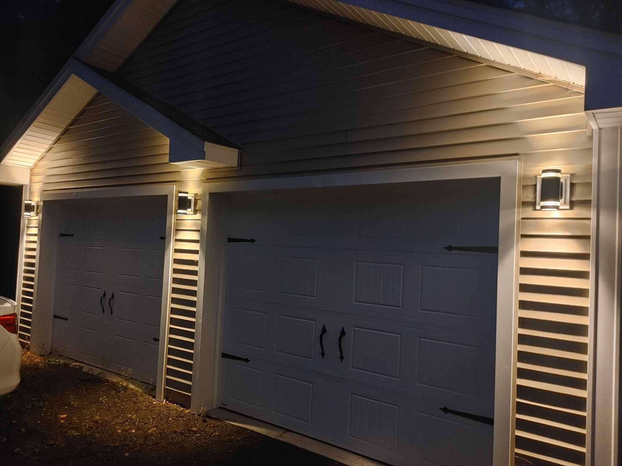 Garage lighting and residential electrical work