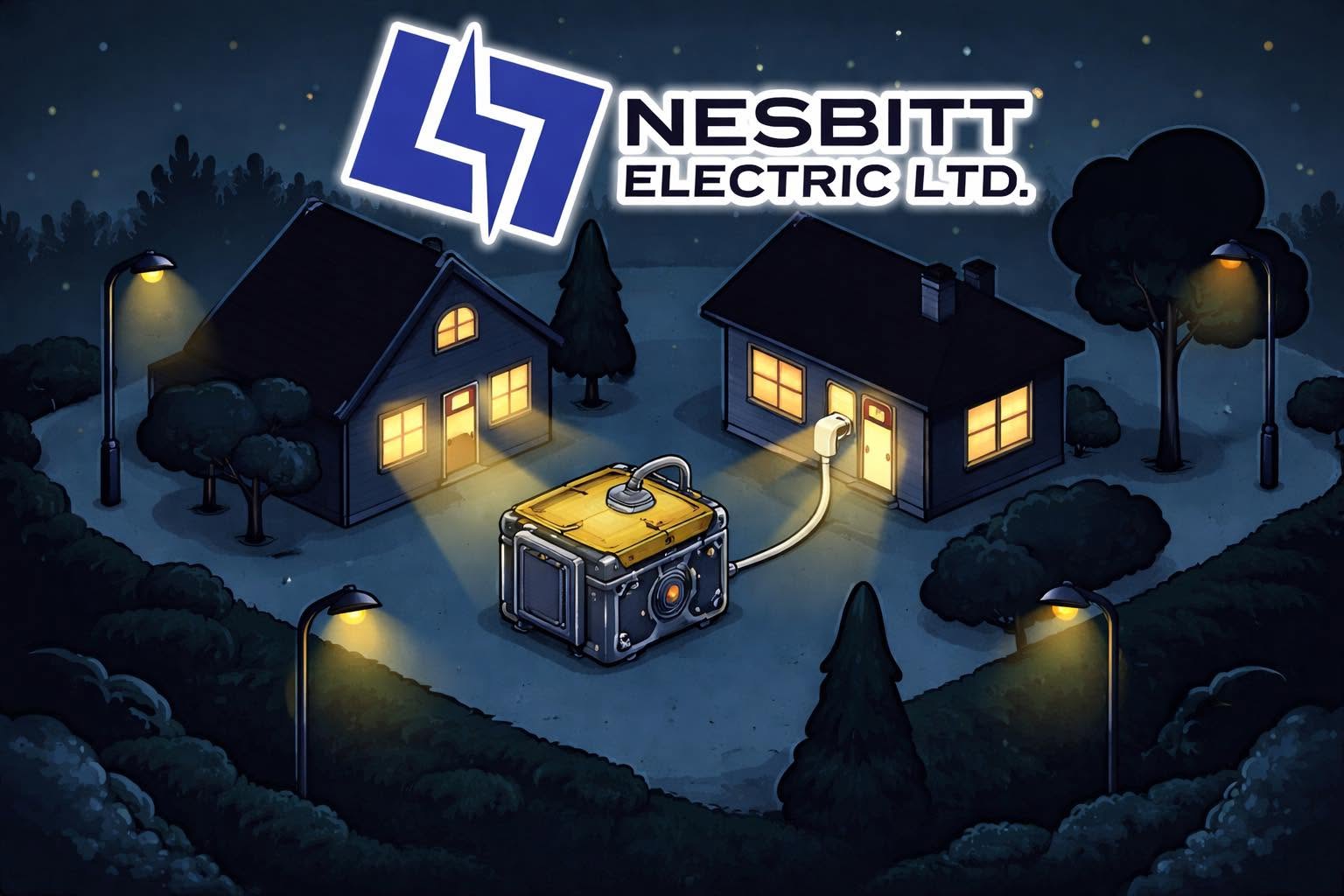 Generator electrical installation