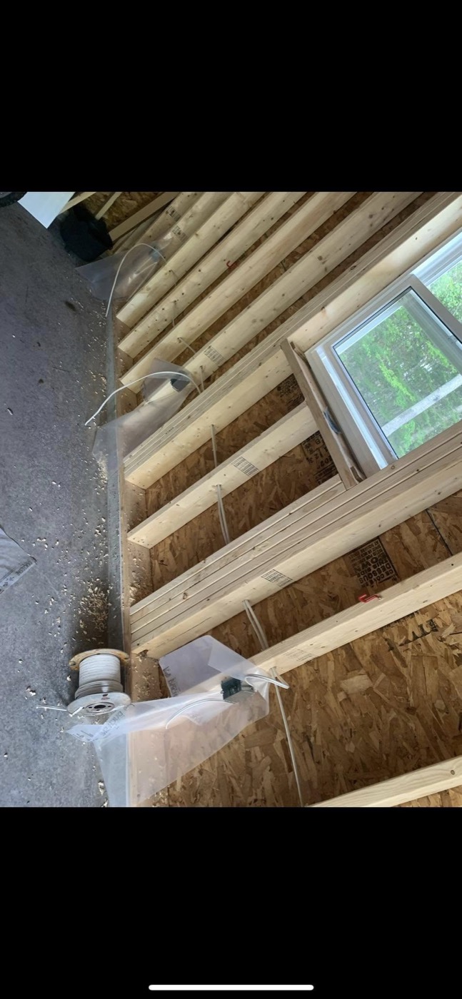New construction electrical wiring
