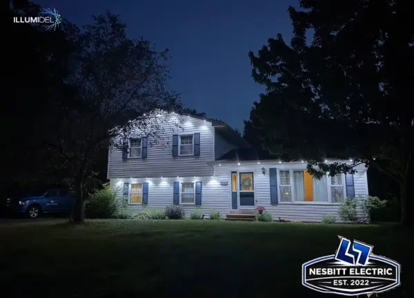 Permanent exterior lighting installation
