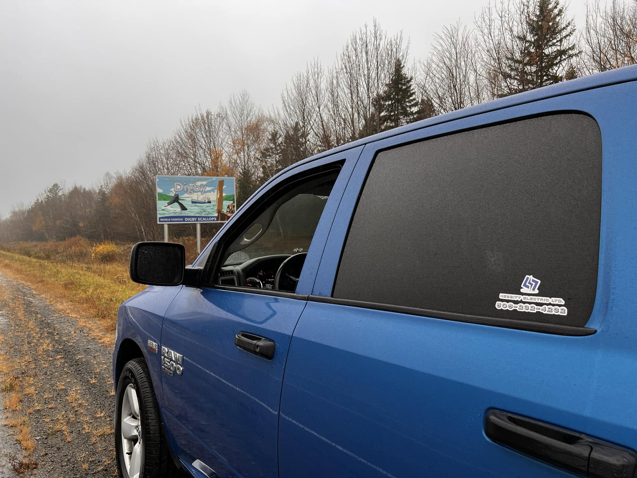 Nesbitt Electric service vehicle for electrical work in New Minas NS